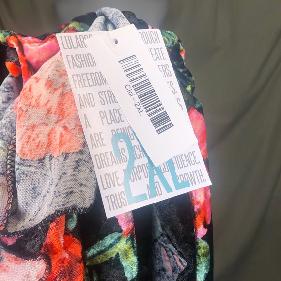 Robe LuLaRoe CICI Taille S – Bleu Slate Texturé – Neuve Avec étiquettes